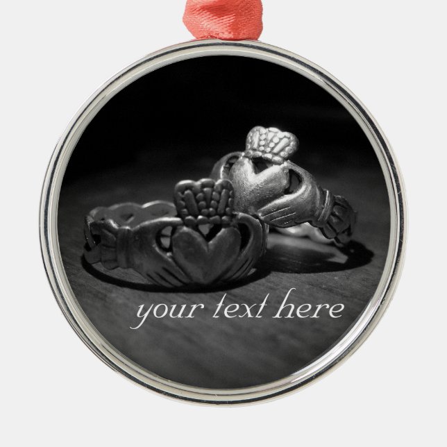 irish love metal ornament (Front)