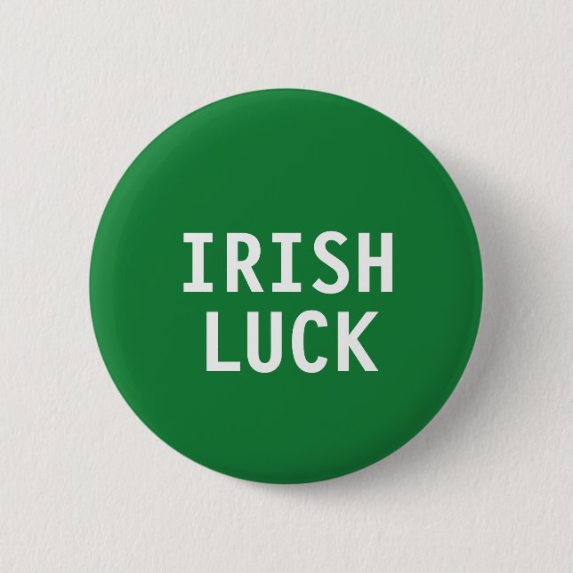 Irish Luck Button (Front)