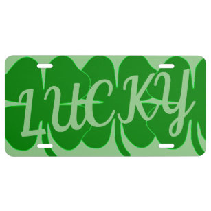 Irish Luck License Playe License Plate