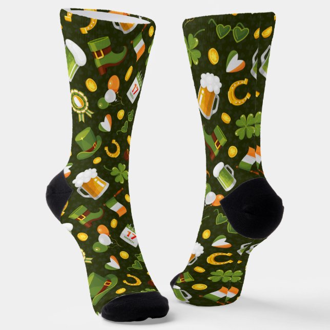 Irish Luck  Socks (Angled)