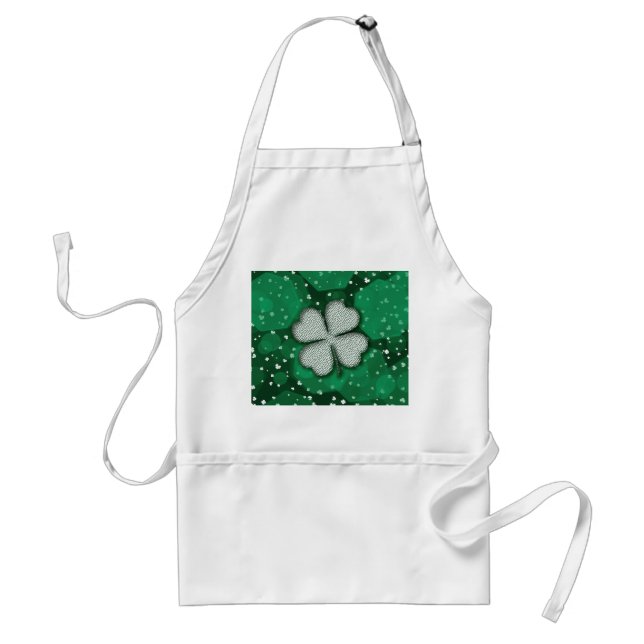 Irish lucky clover standard apron (Front)