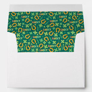 Irish LUCKY green pattern Envelope