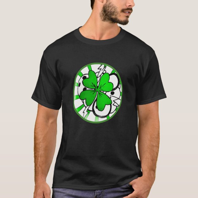 Irish lucky shamrock St Patricks Day  2 T-Shirt (Front)