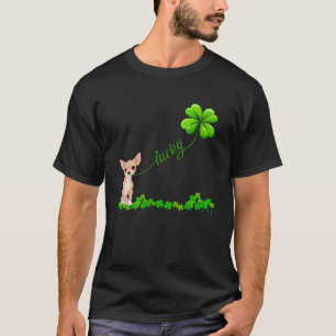 Irish Lucky with chihuahua  chihuahua T-Shirt