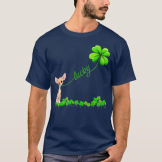 Irish Lucky with chihuahua T-Shirt