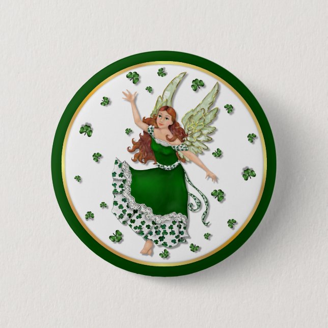 Irish Magic 2 Inch Round Button (Front)
