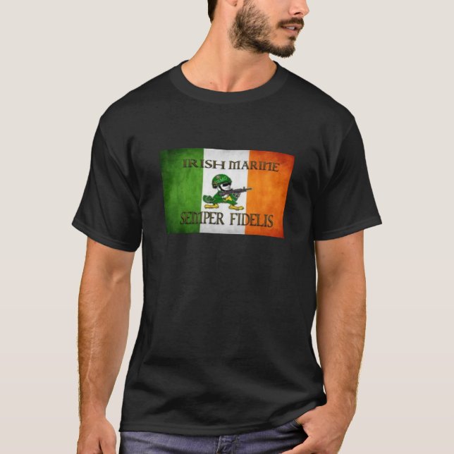 Irish Marine Semper Fidelis T SHIRT (Front)