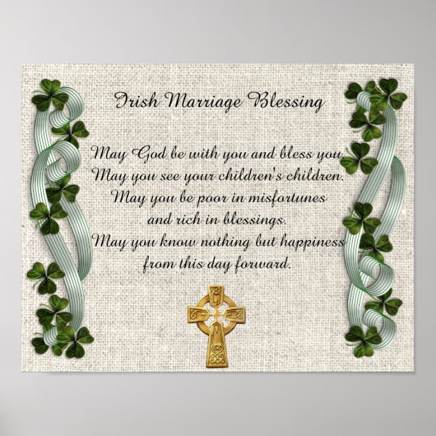 Irish Marriage Blessing Poster Zazzle   Irish Marriage Blessing Poster R2b65944929994c368923f9e170c04147 Wvt 8byvr 630 