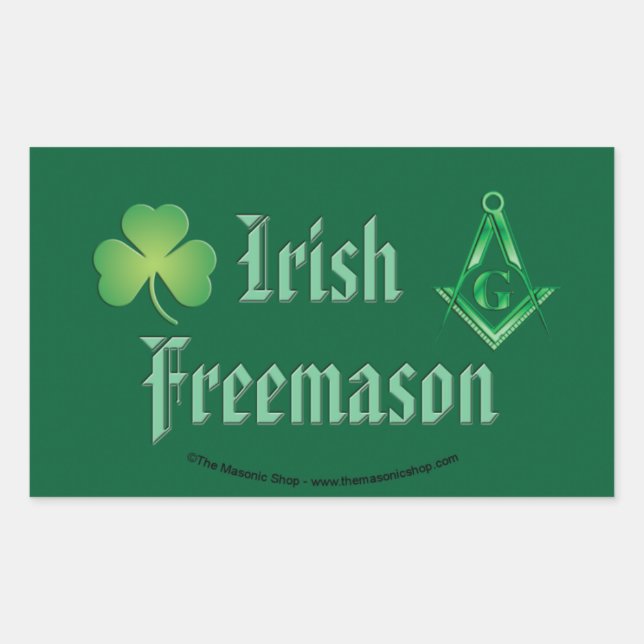 Irish Mason Sticker (Front)