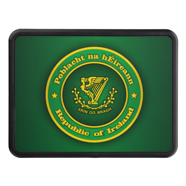 Irish Medallion Trailer Hitch Cover (Front)