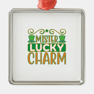 Irish Mister Lucky Charm Metal Ornament