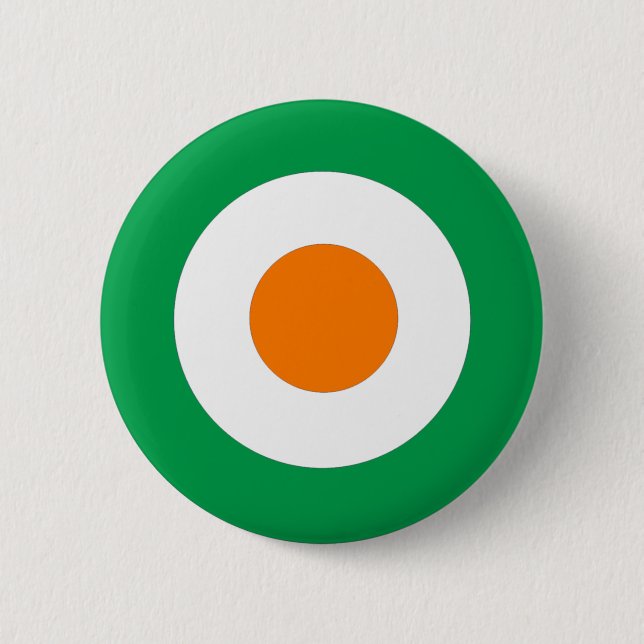 Irish Mod 2 Inch Round Button (Front)