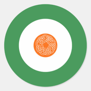 Irish Mod Round Sticker 2