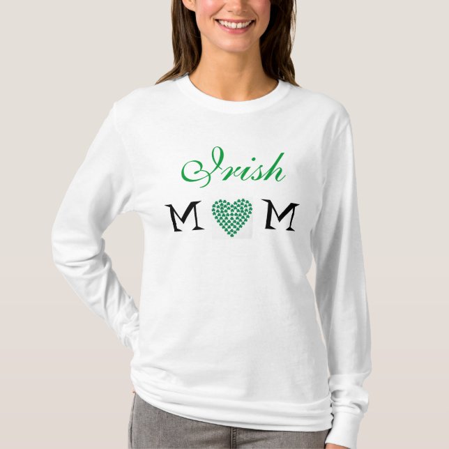Irish Mom Long Sleeve T-Shirt (Front)