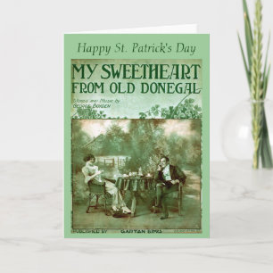 Irish Music Album Holiday Greeting Card