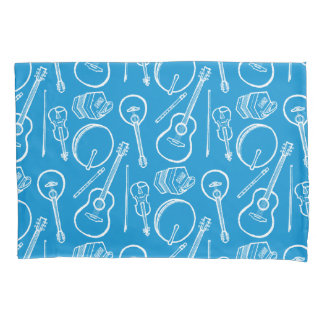 Irish Music Instruments Single Pillowcase Standard