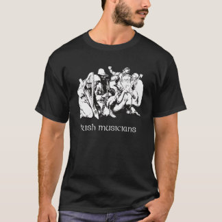 Irish musicians - black t-shirt