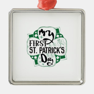 Irish My First ST Patrick S Day Metal Ornament