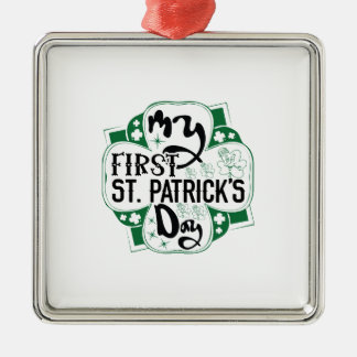Irish My First ST Patrick S Day Metal Ornament