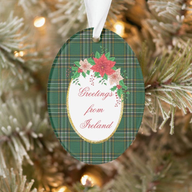 Irish National Original Tartan Ornament (Tree)