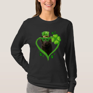 Irish Newfoundland Dog Love Shamrock St Patrick S T-Shirt