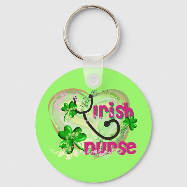 Irish Nurse Key Chain (Front)