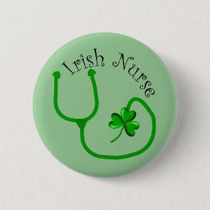 Irish Nurse T-Shirts and Gifts 2 Inch Round Button