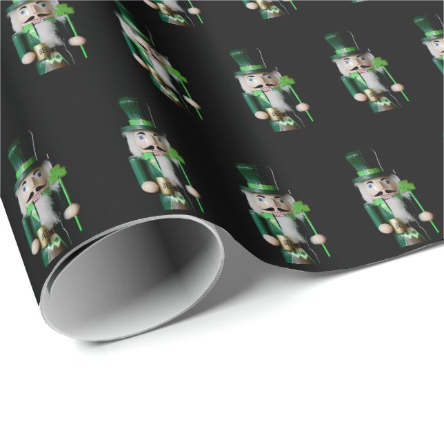 Irish Nutcracker Pattern  Wrapping Paper (Roll Corner)