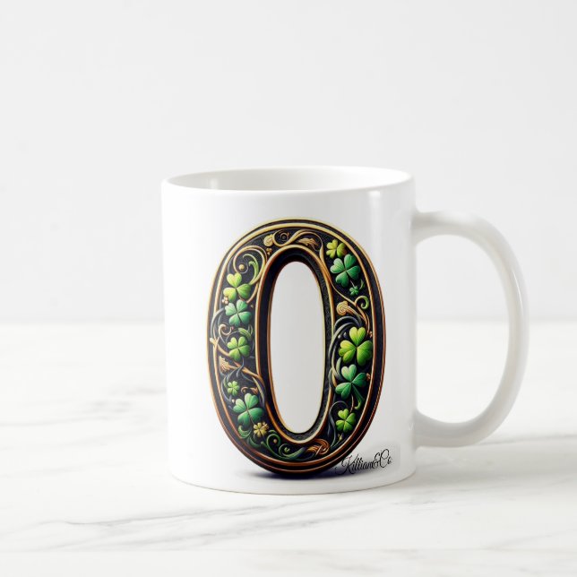irish O Monogram Coffee Mug (Droite)