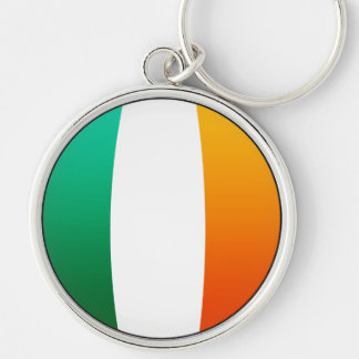 Irish Oval Flag Keychain