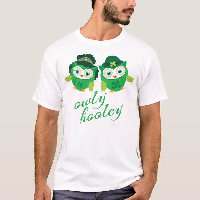 IRISH OWL - owly hooley! T-Shirt (Front)