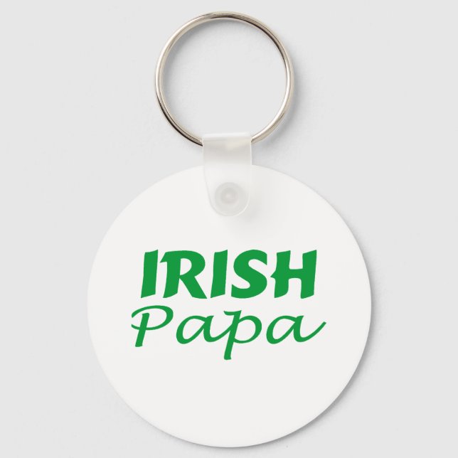 Irish Papa Keychain (Front)