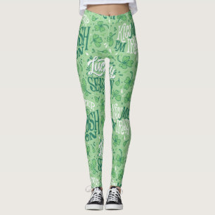 Irish Pattern Leggings for St Patrick's Day