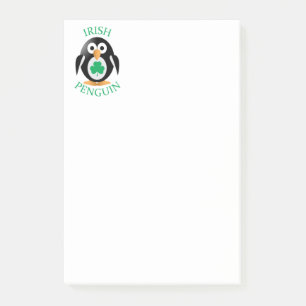 Irish penguin post-it notes