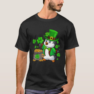Irish Penguin Shamrock St Patricks Day Penguin Iri T-Shirt