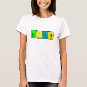 Irish periodic table patriotic shirt
