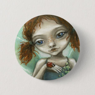 Irish Pixie 2 Inch Round Button