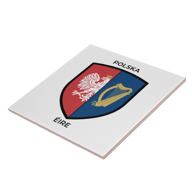 Irish-Polish Heritage Tile (Side)