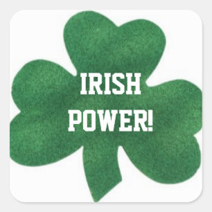 IRISH POWER SQUARE STICKER
