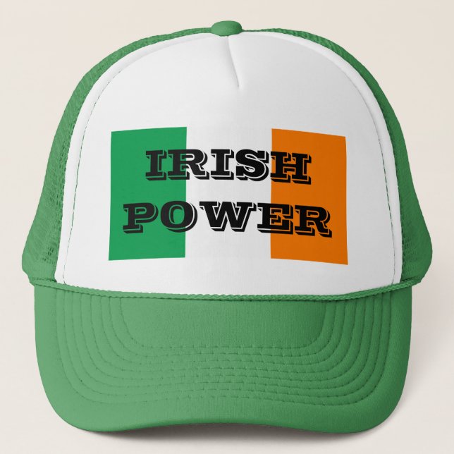 IRISH POWER TRUCKER HAT (Front)