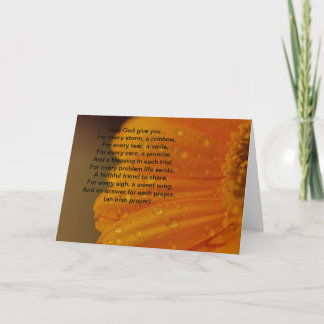 Irish Prayer All Purpose Greeting Card