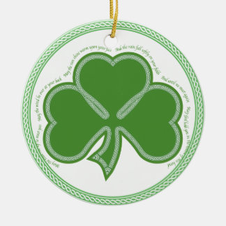 Irish Prayer Ceramic Ornament