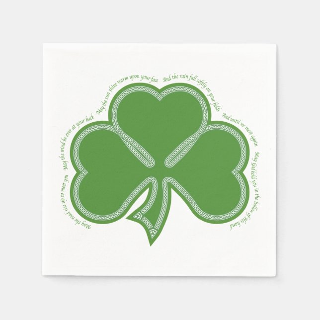 Irish Prayer Napkin (Front)