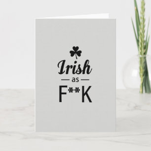 Irish Pride As Fk Card
