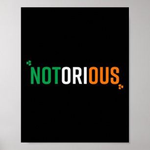 Irish Pride Boxing Mma Fighting Notorious Poster