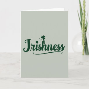 Irish Pride Graphic Art Card