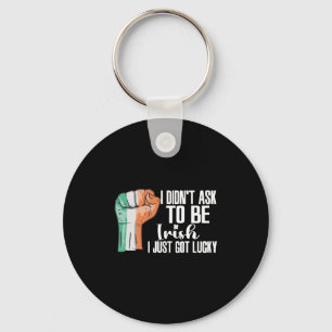 Irish Pride Ireland Flag Grown Irish Roots Irish Keychain
