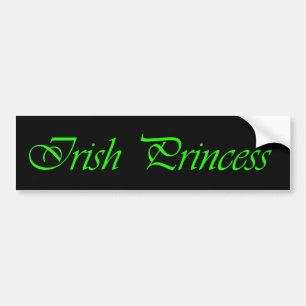 IRISH PRINCESS bumper sticker