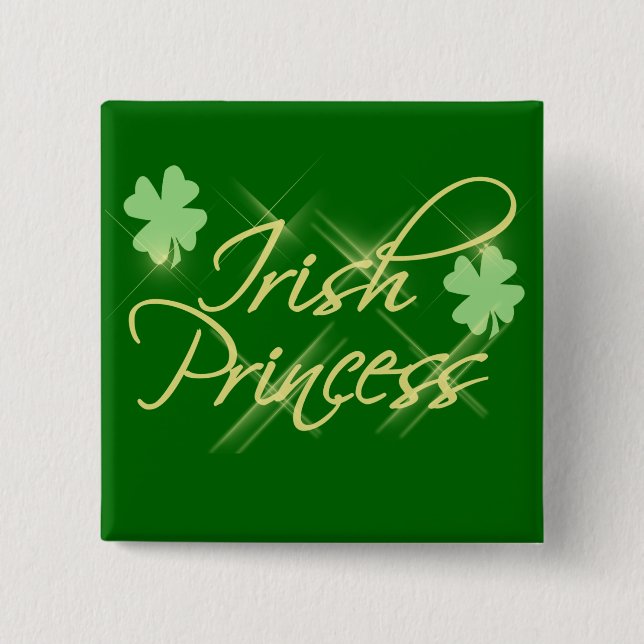 Irish Princess Button (Front)