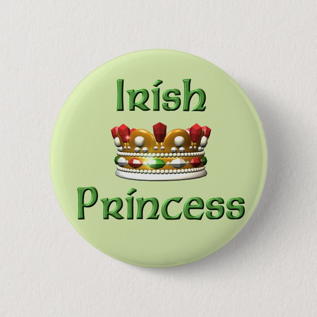 Irish Princess button (Front)